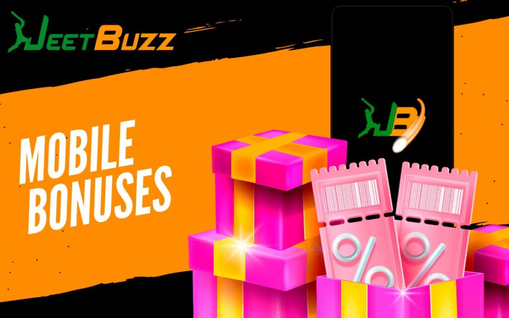 In the JeetBuzz app, players get bonuses