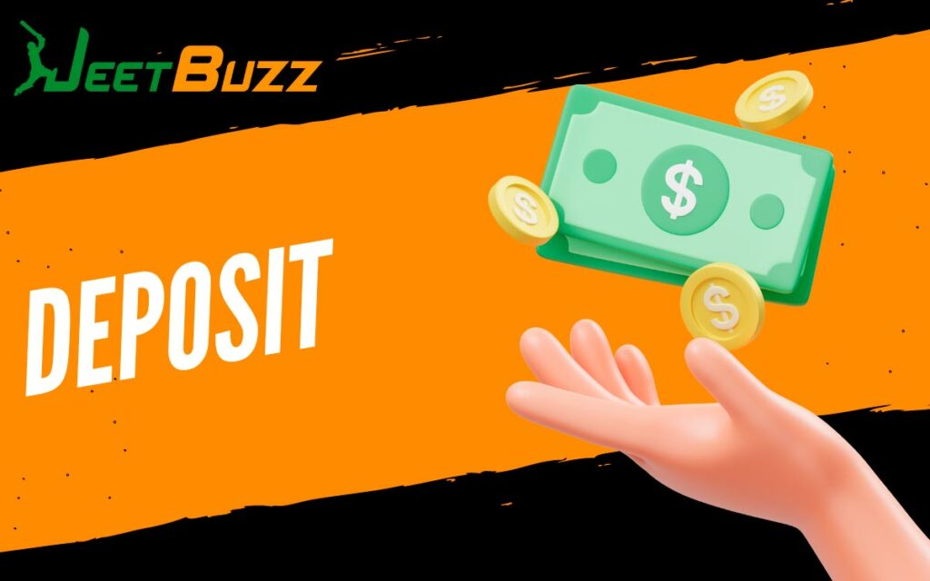 Depositing funds on the jeetbuzz platform