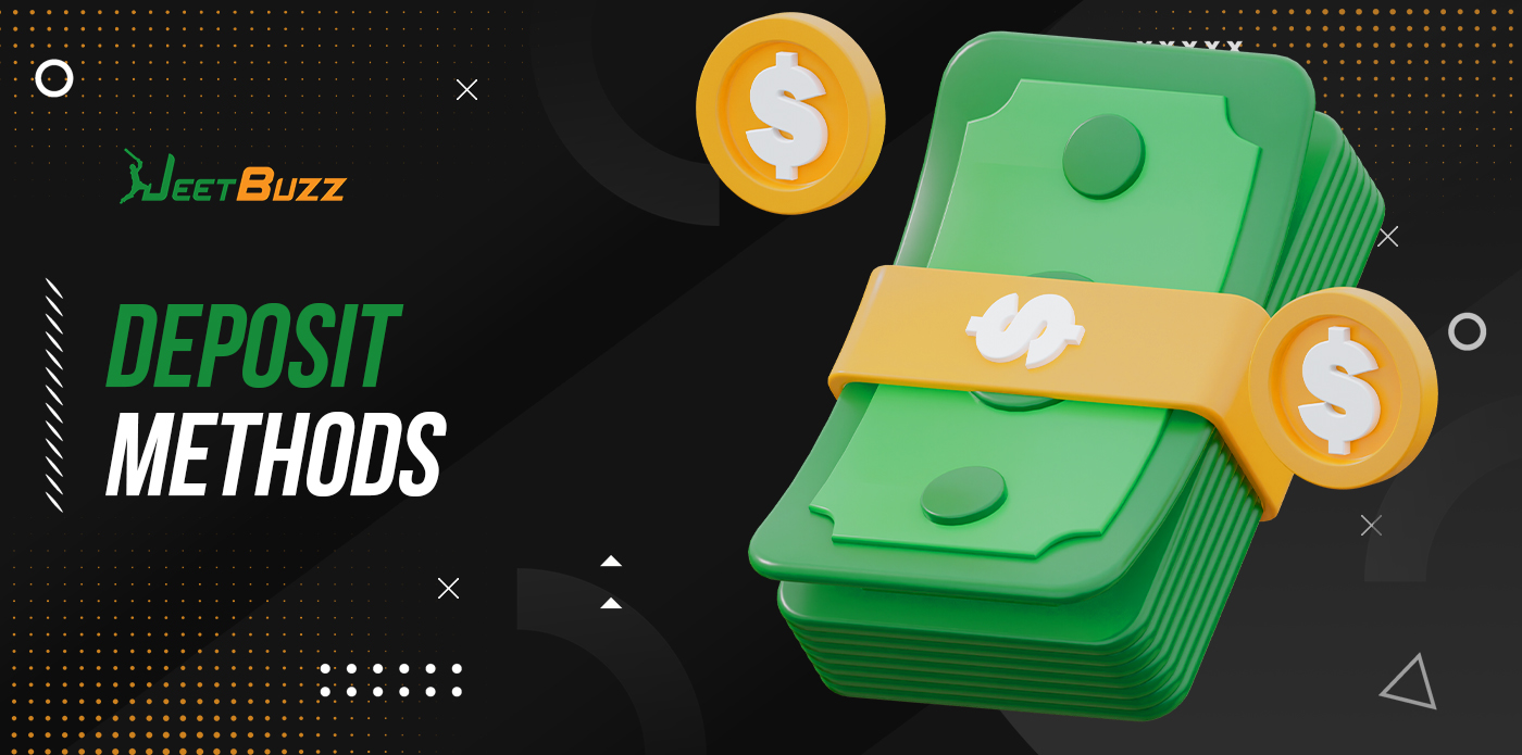 Methods for making a deposit to a Jeetbuzz account