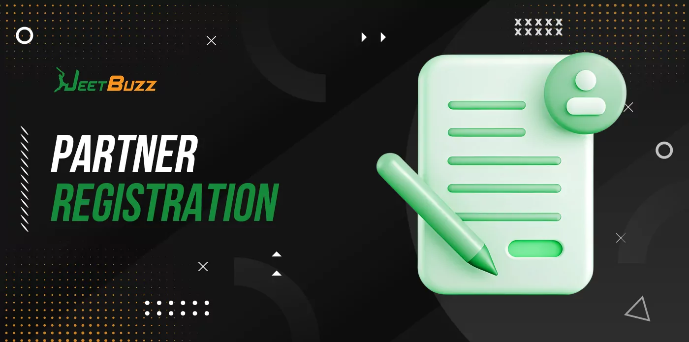 New user registration in Jeetbuzz affiliate program 